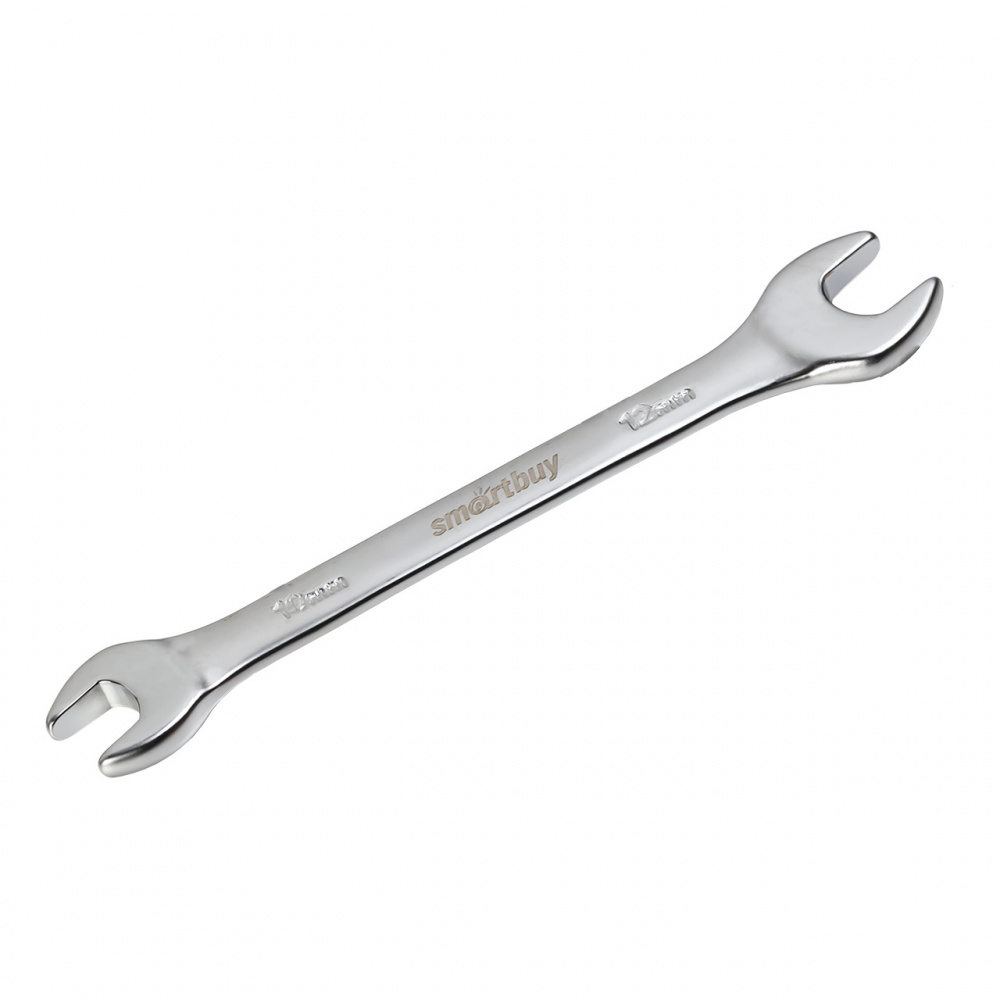 Ключ рожковый на 10 мм, 12 мм, хромированный, 40X, Smartbuy tools