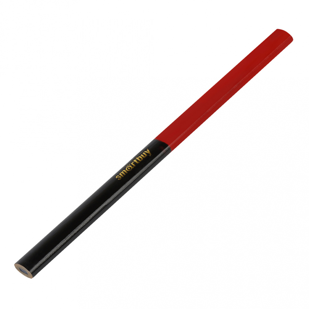 Smartbuy карандаш строительный, двуцветный, красный/синий, 175 мм